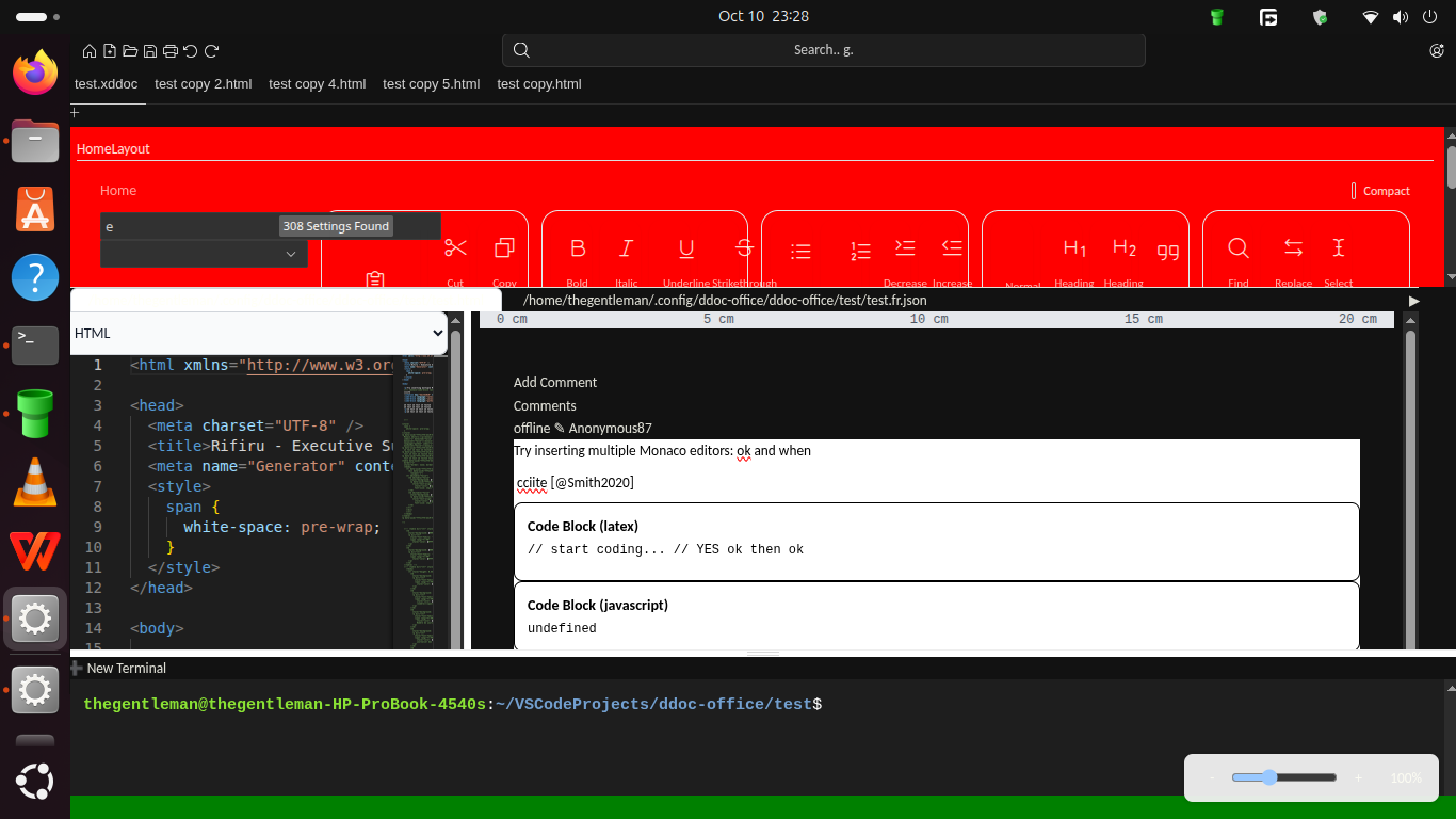 Dynadoc slide editor