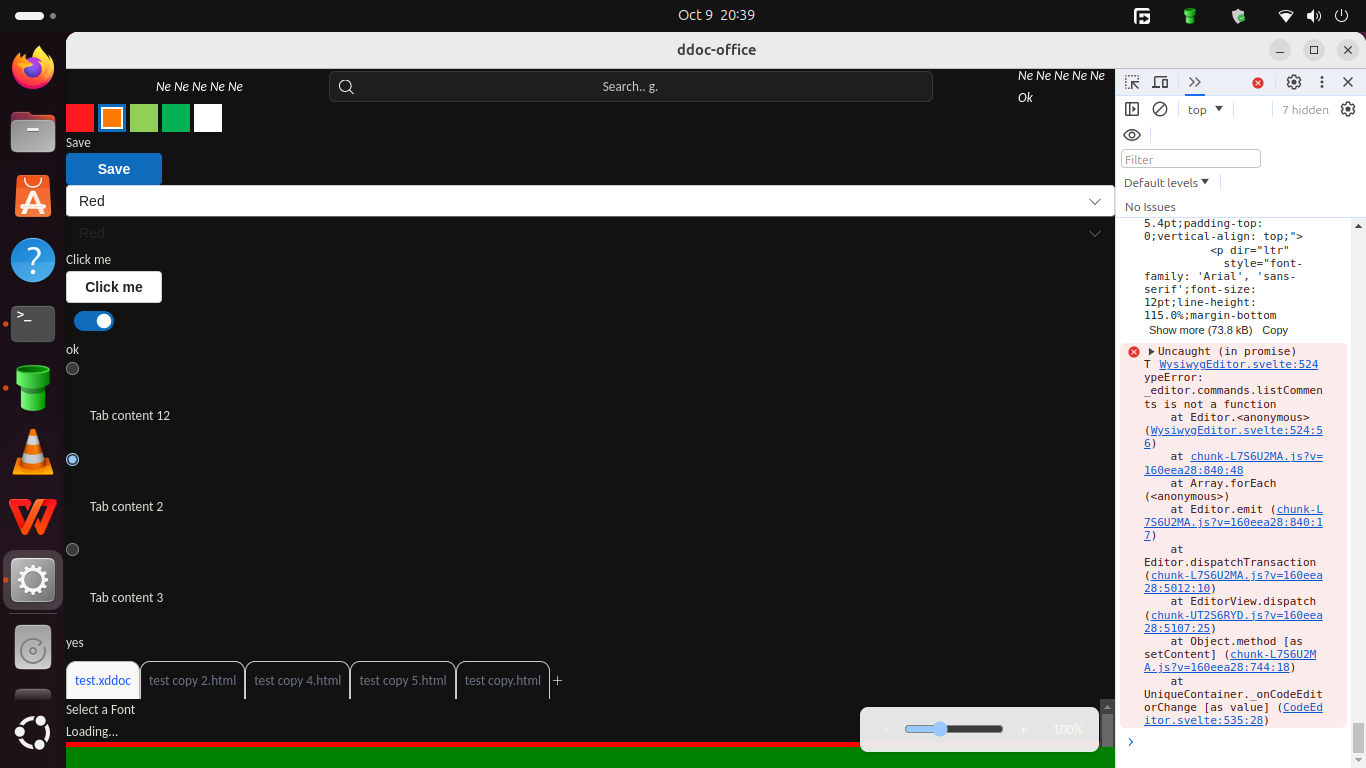Policy template workspace